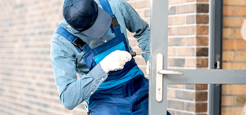 Pivot Storefront Door Locks Installation in Yuba City, California